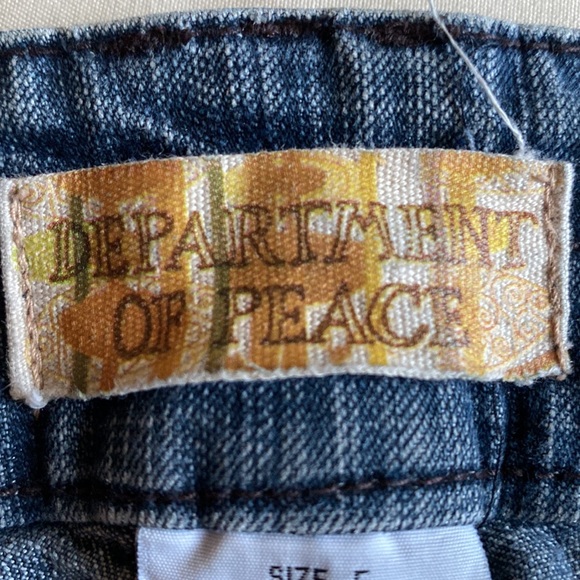 Department of Peace, washed out blue color, with a tan embroidery. - Picture 6 of 7
